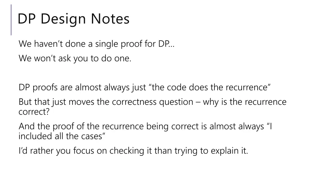 dp design notes
