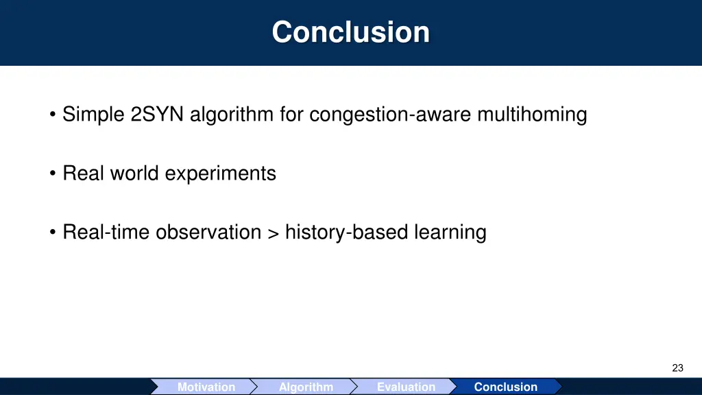 conclusion