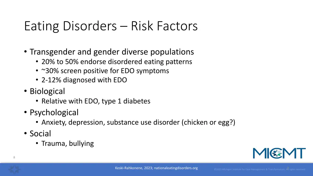 eating disorders risk factors