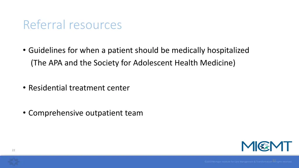 referral resources