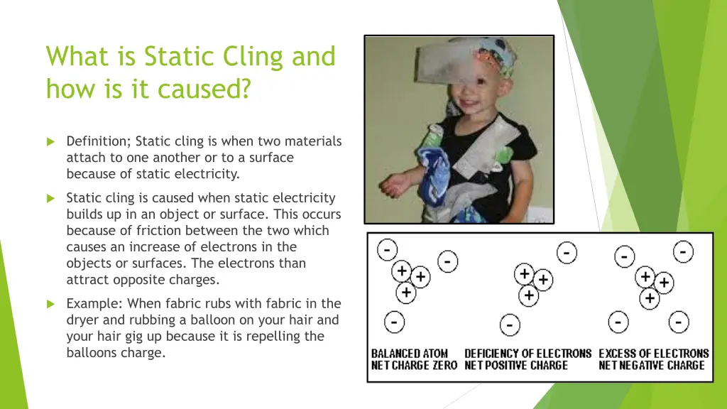 what is static cling and how is it caused