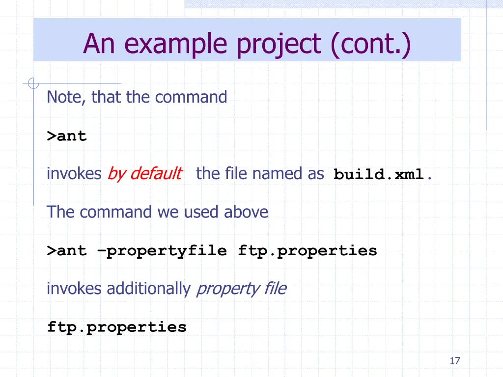an example project cont an example project cont