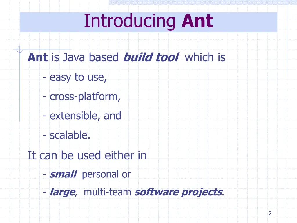 introducing ant