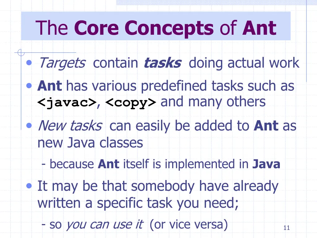 the core concepts of ant 3