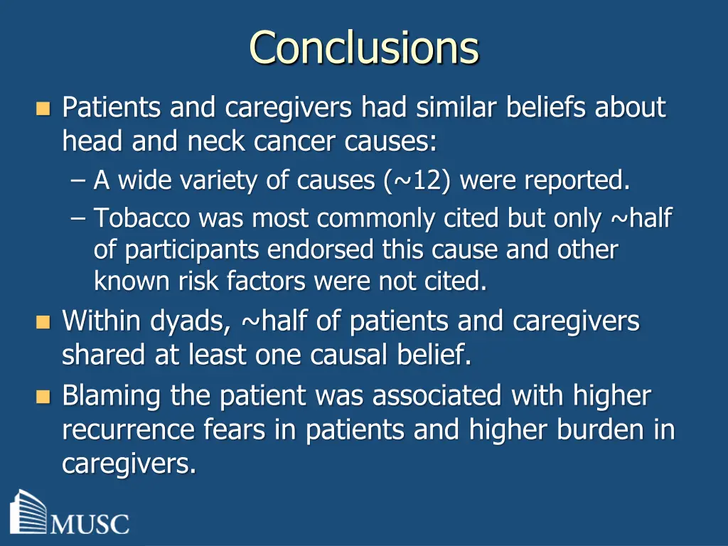 conclusions