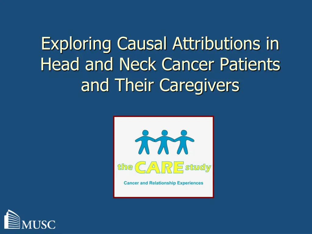 exploring causal attributions in head and neck