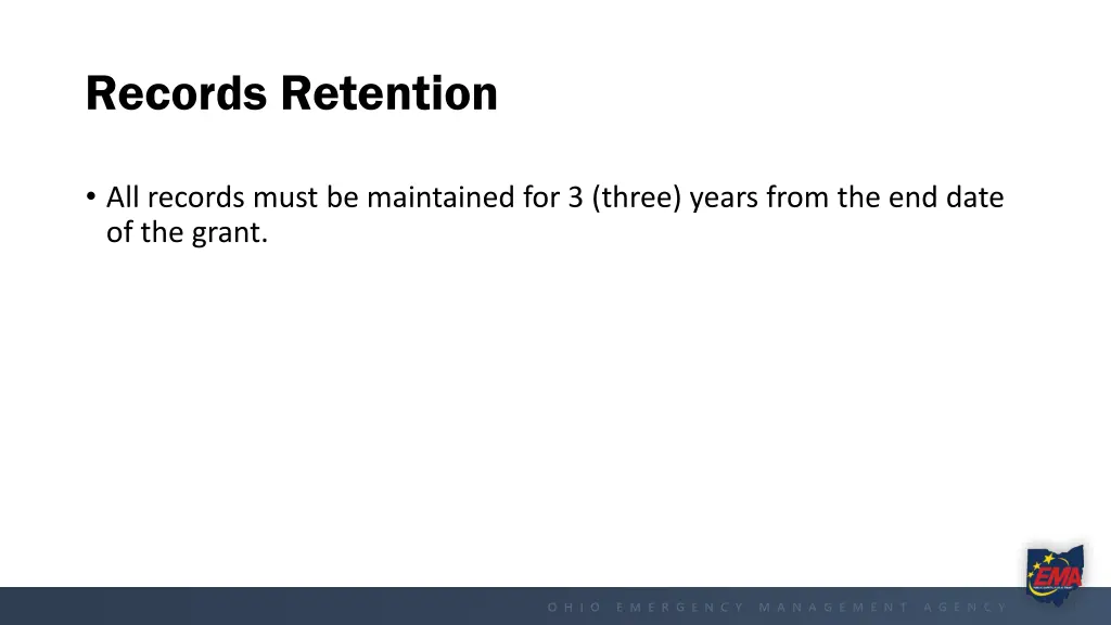 records retention