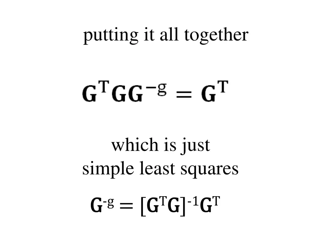 putting it all together