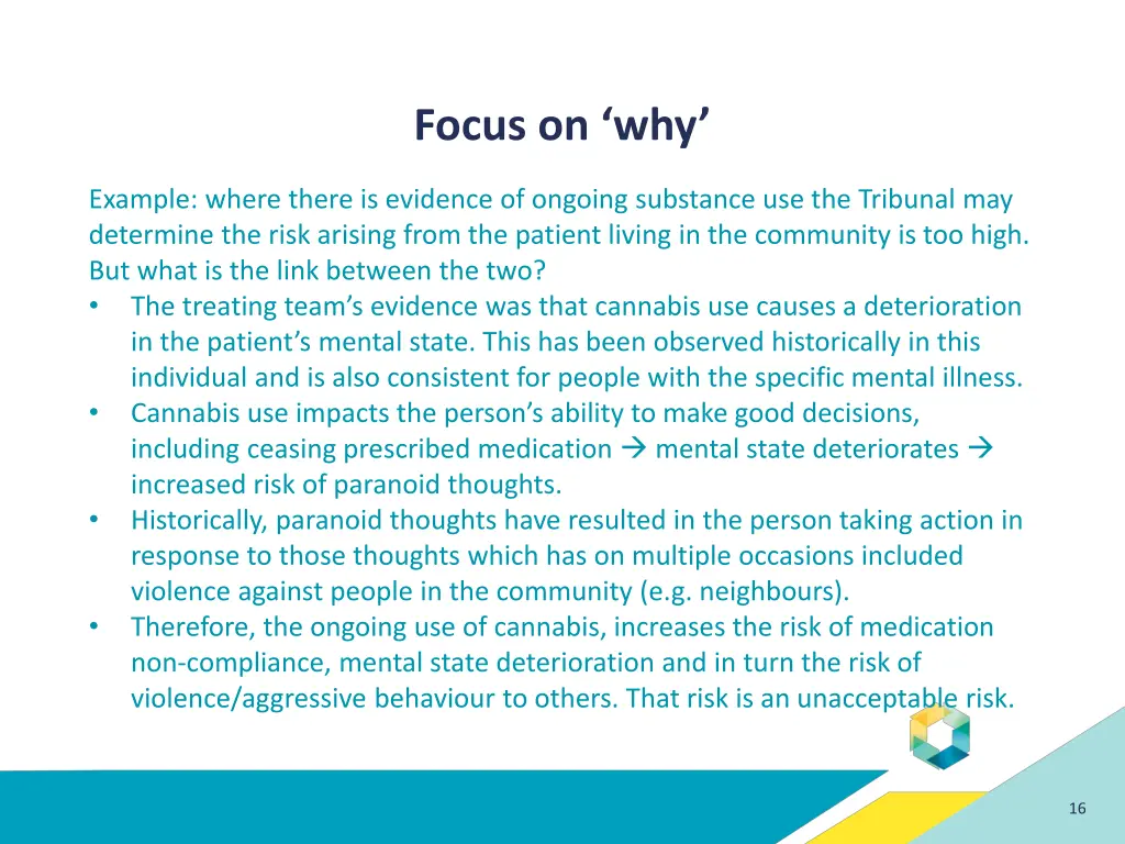 focus on why