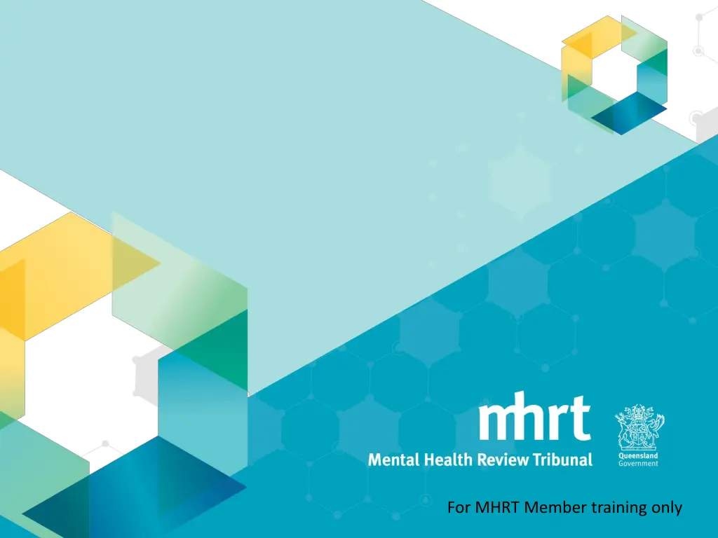 for mhrt member training only