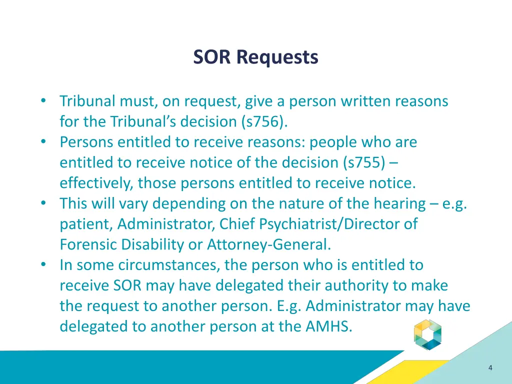 sor requests