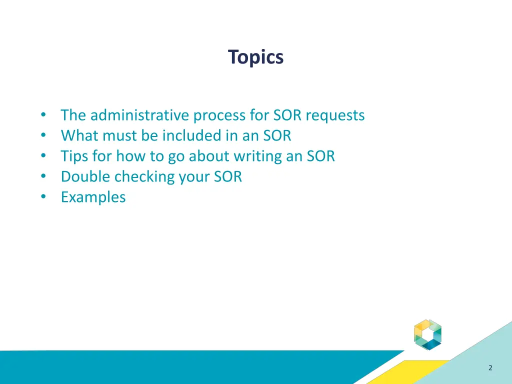 topics