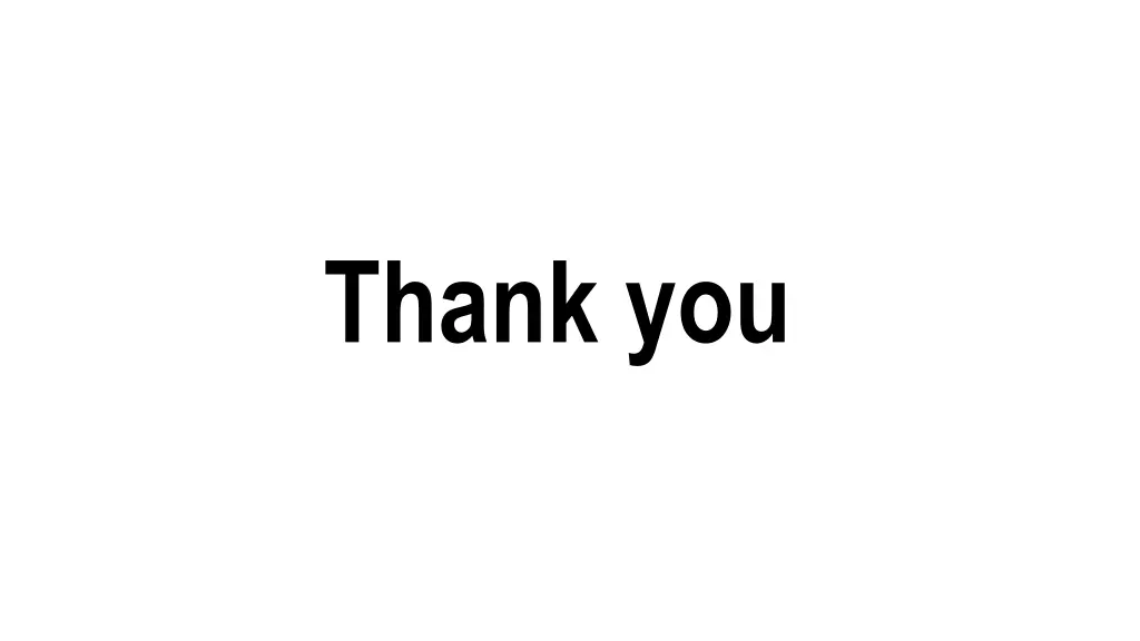 thank you