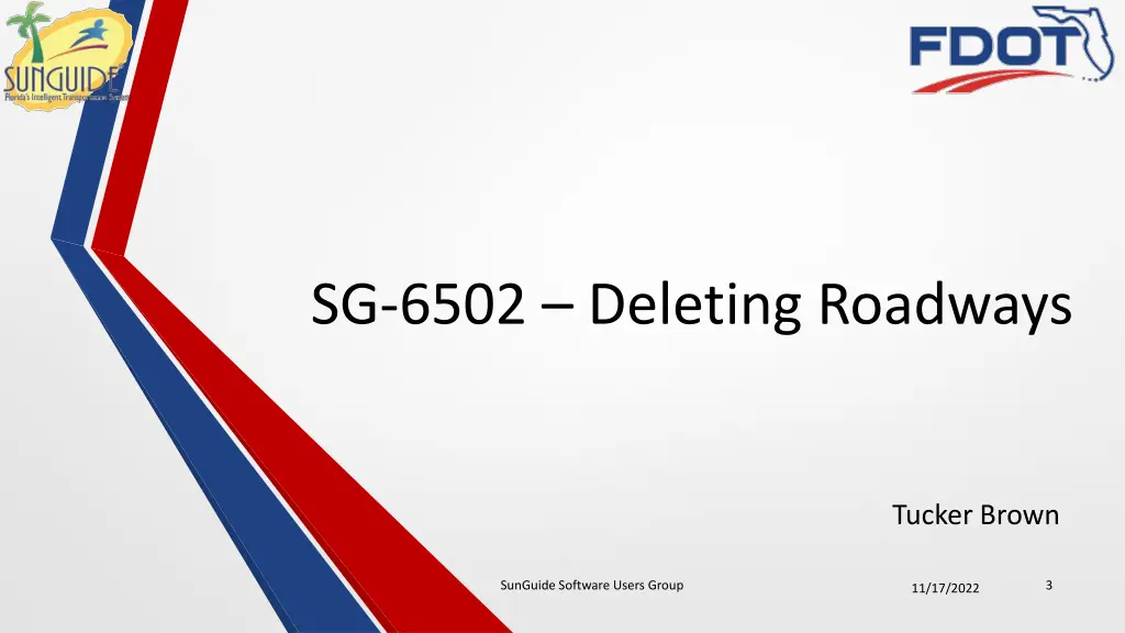 sg 6502 deleting roadways