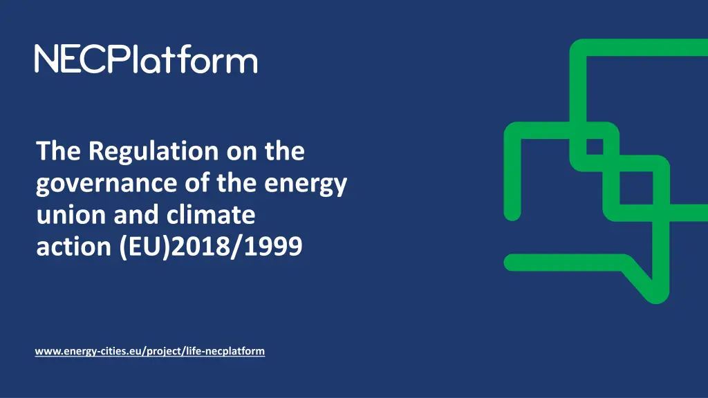 the regulation on the governance of the energy