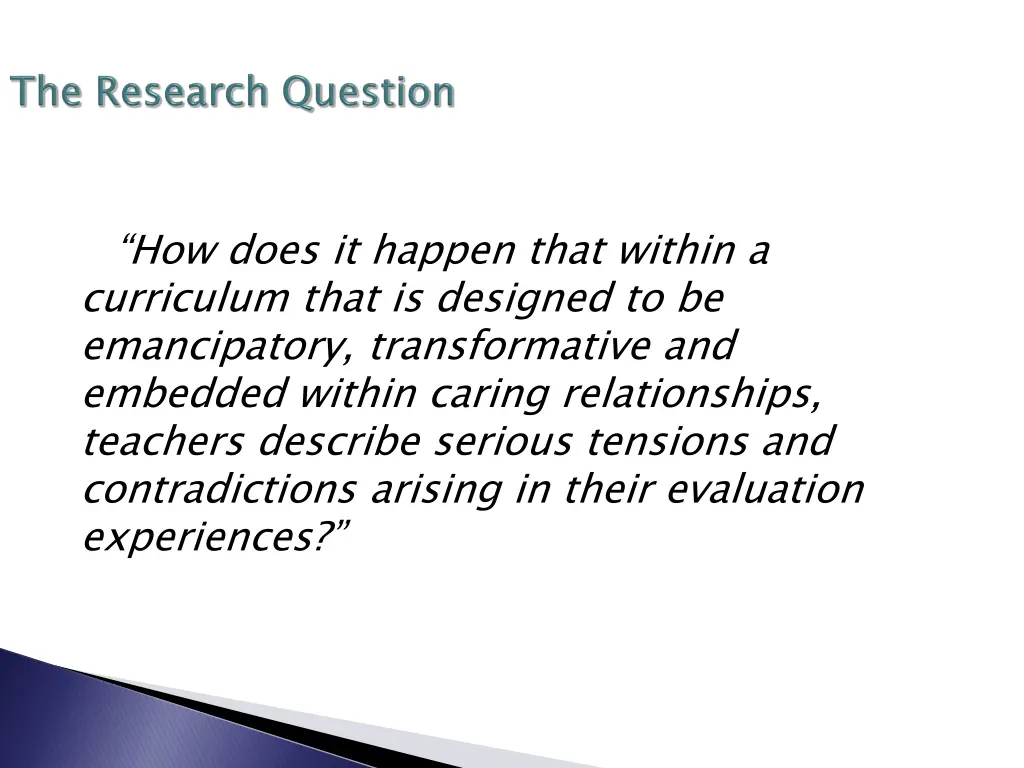 how does it happen that within a curriculum that