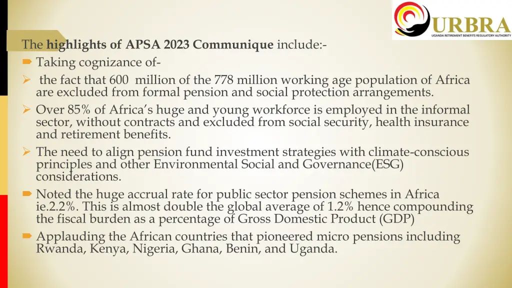 the highlights of apsa 2023 communique include