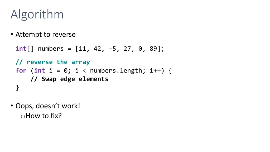 algorithm