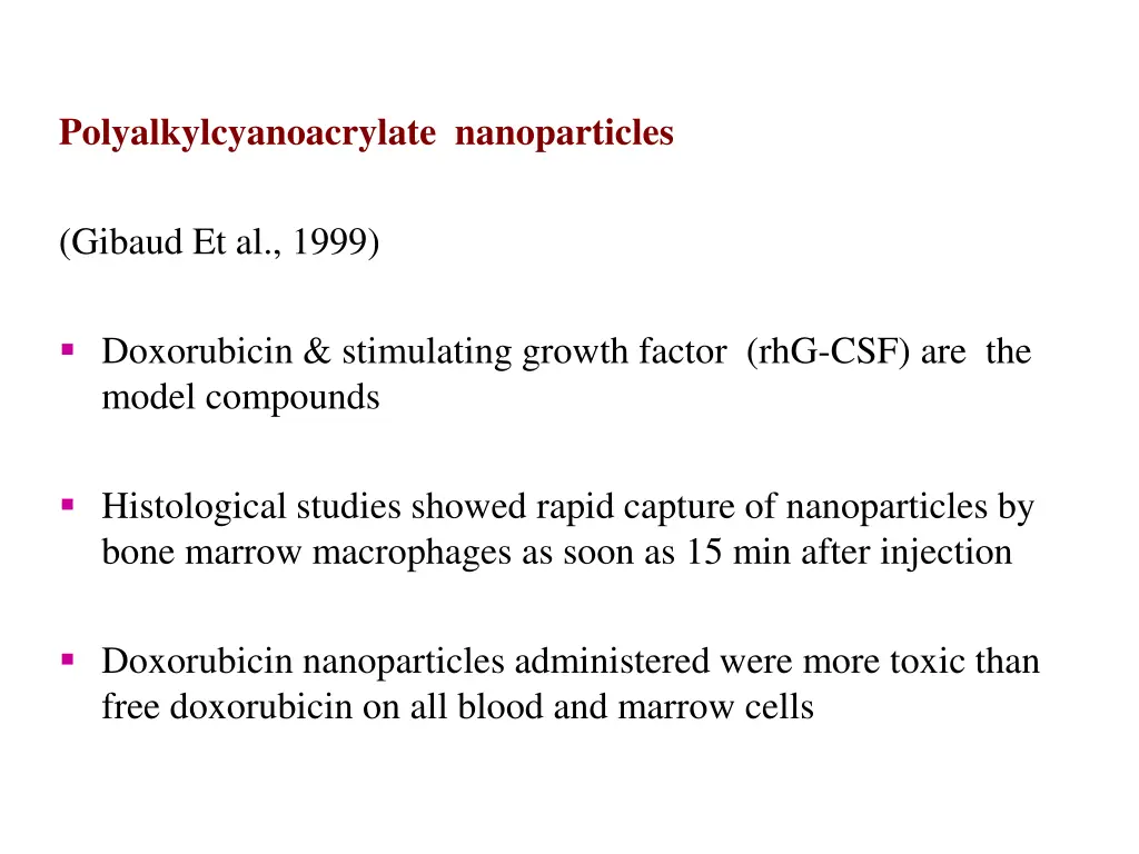 polyalkylcyanoacrylate nanoparticles gibaud