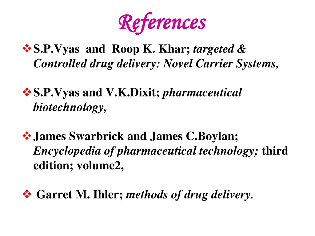 references references