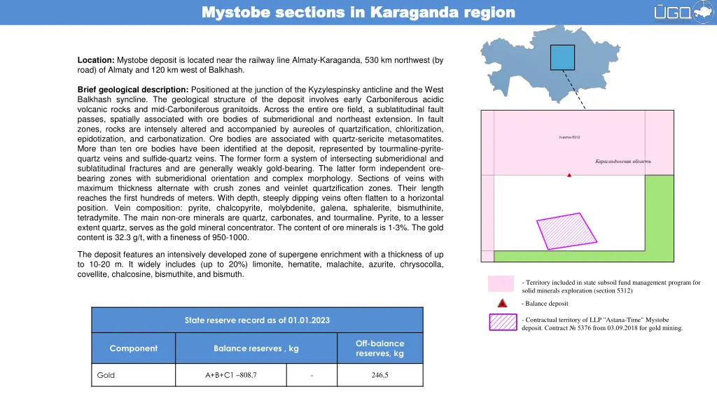 mystobe sections in karaganda region mystobe