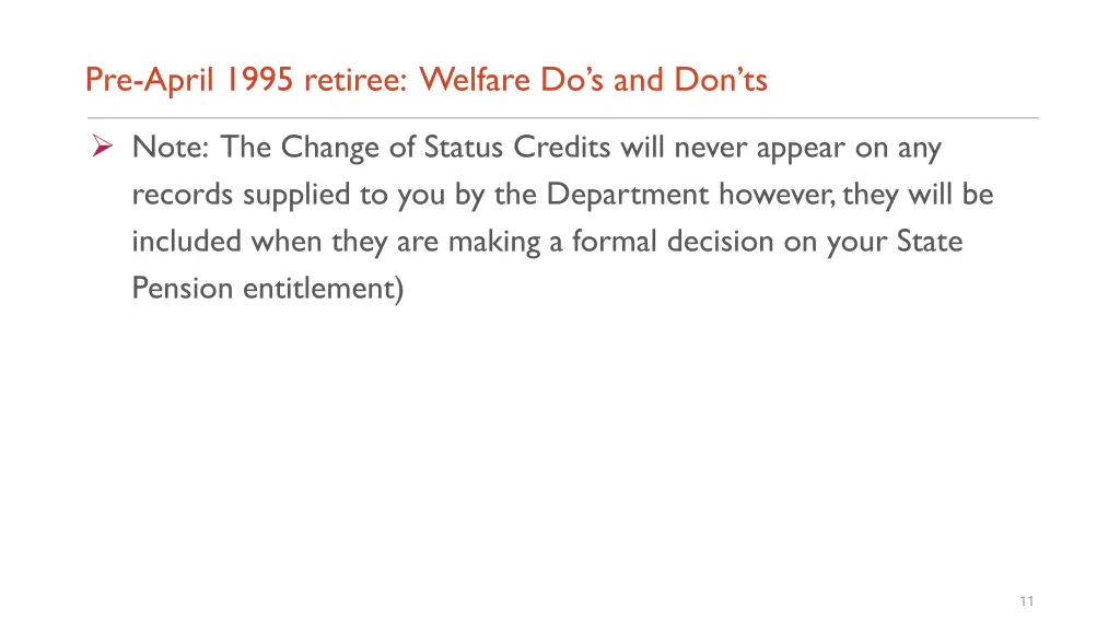 pre april 1995 retiree welfare do s and don ts 5