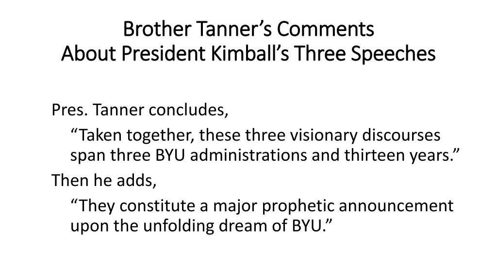 brother tanner s comments brother tanner