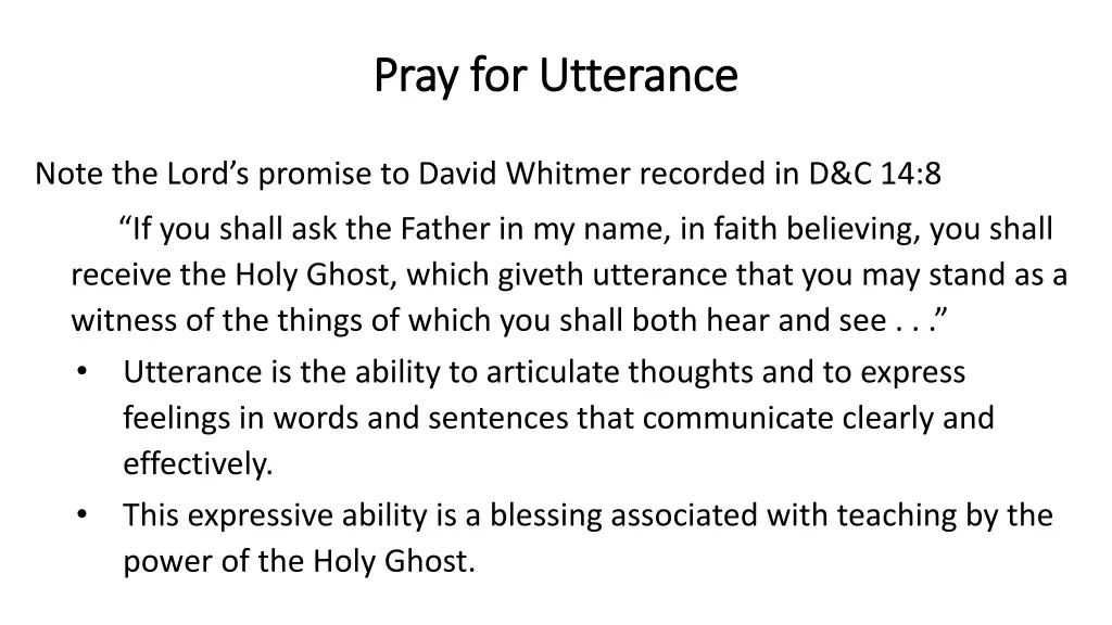 pray for utterance pray for utterance