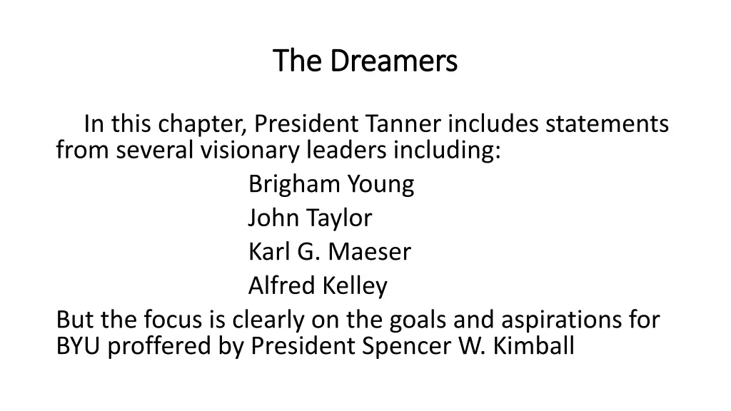 the dreamers the dreamers