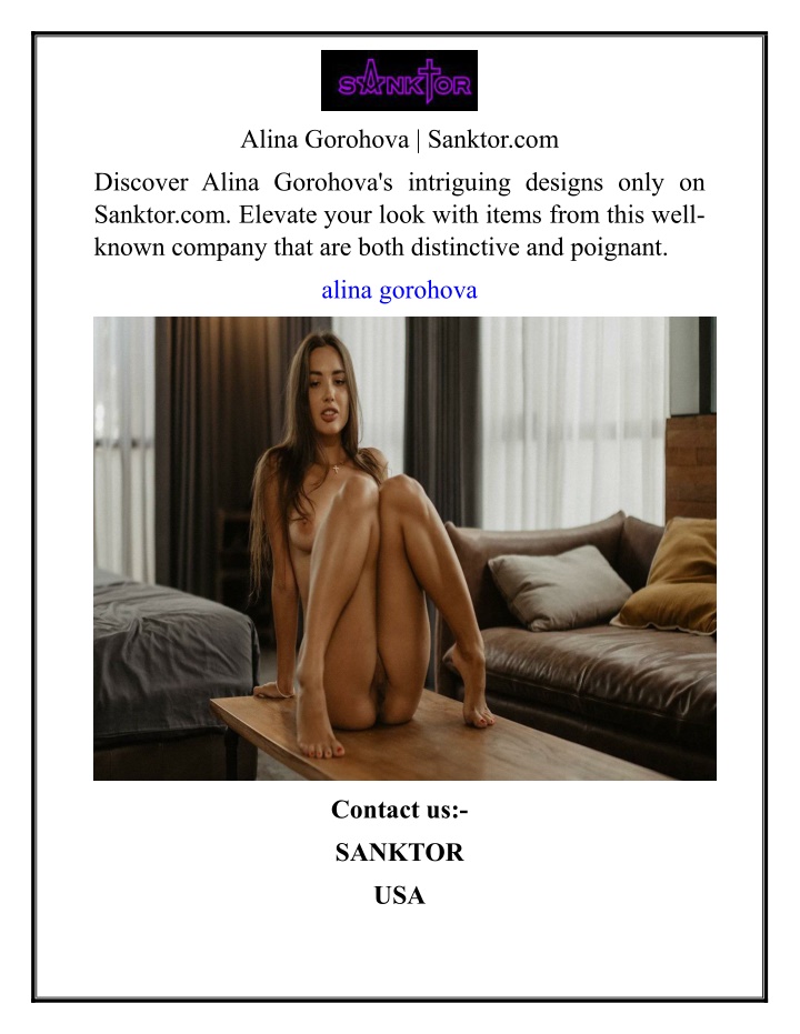 alina gorohova sanktor com