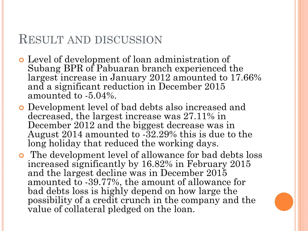 r esult and discussion 1