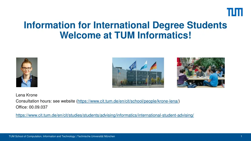 information for international degree students