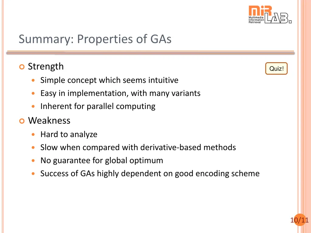 summary properties of gas