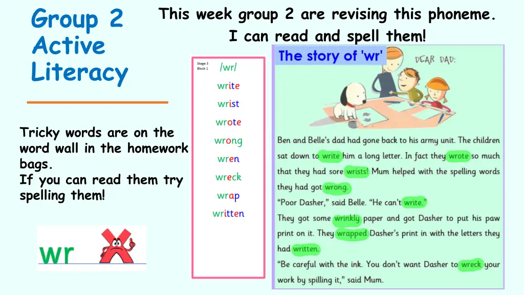group 2 active literacy