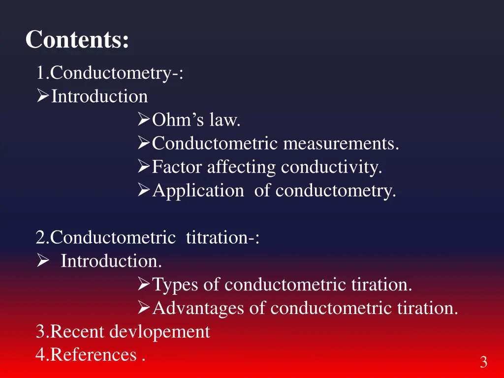 contents 1 conductometry introduction