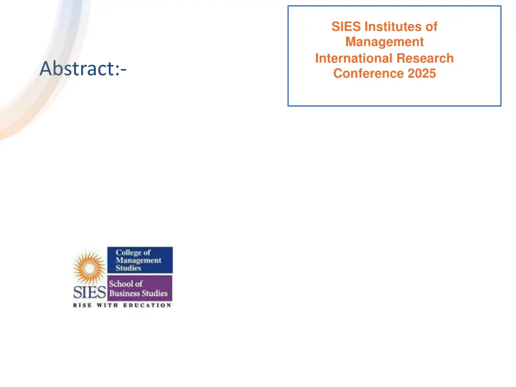 sies institutes of management international