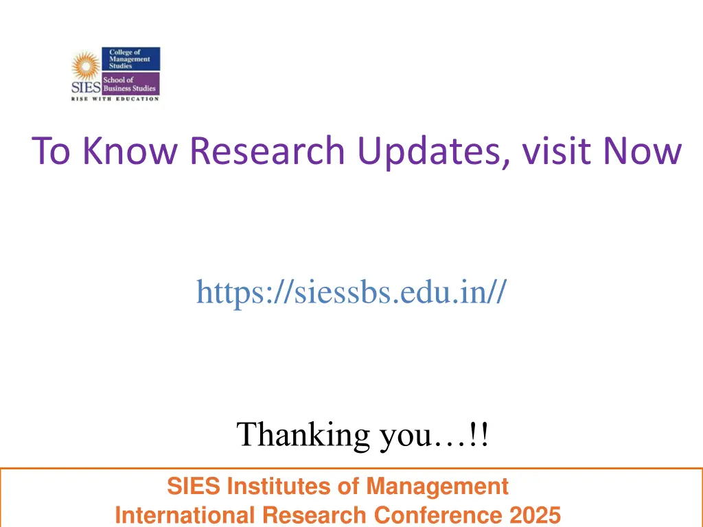 to know research updates visit now