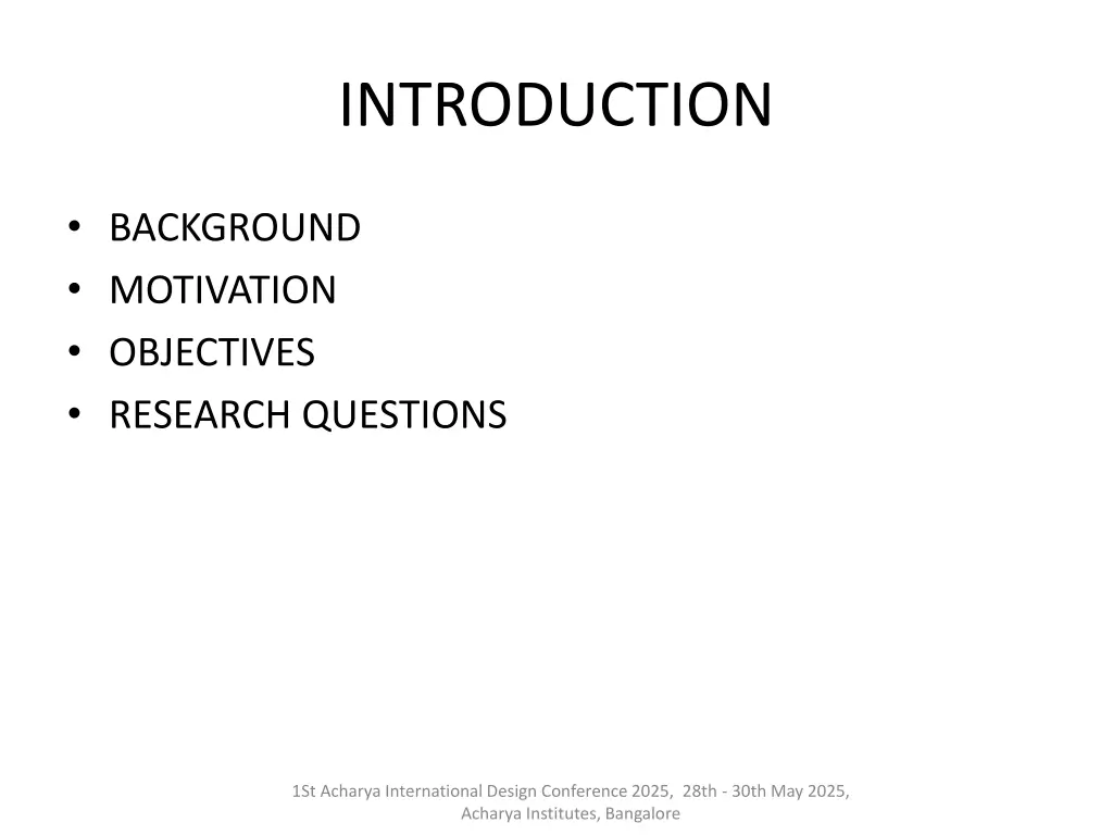 introduction