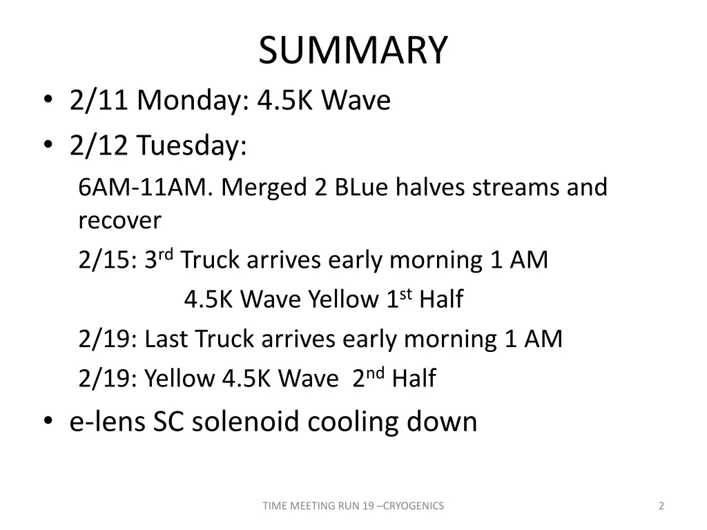 summary