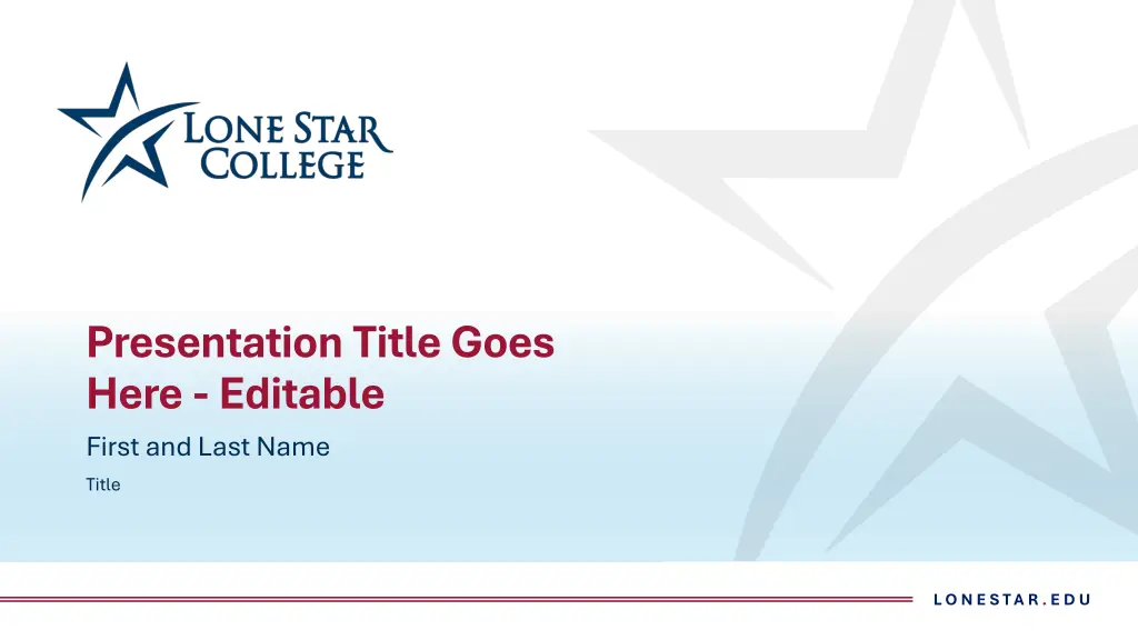 presentation title goes here editable first
