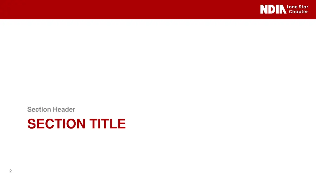 section header