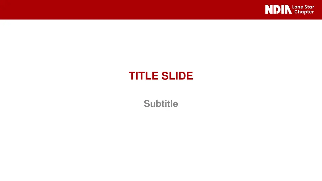 title slide