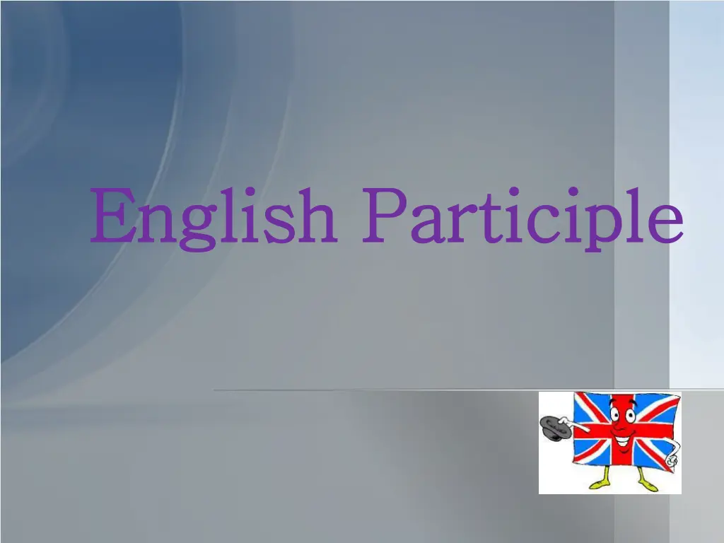 english participle english participle