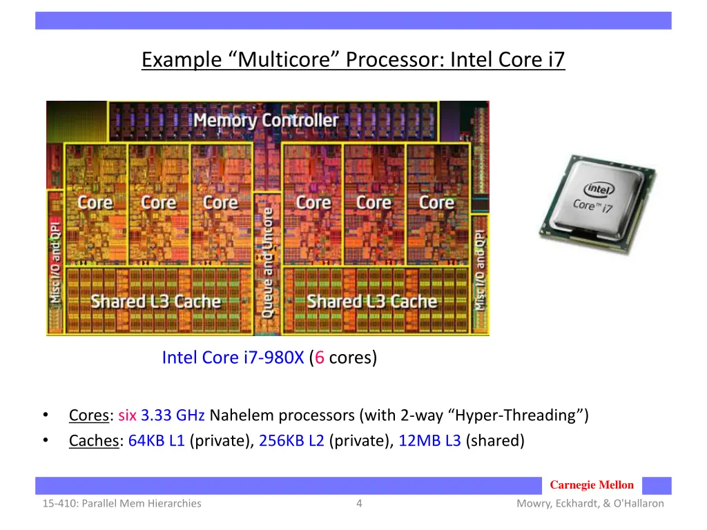example multicore processor intel core i7