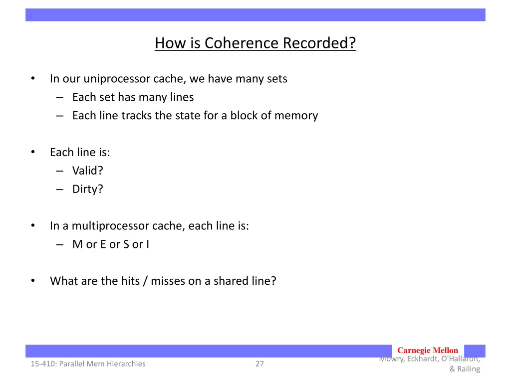 how is coherence recorded