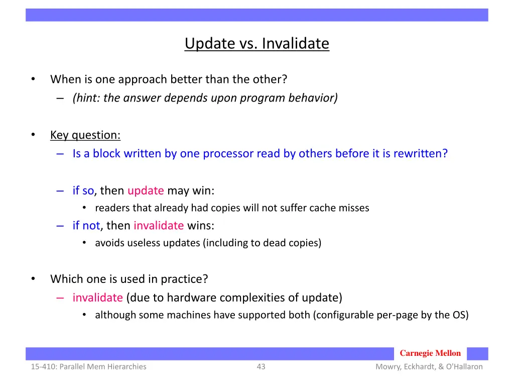 update vs invalidate