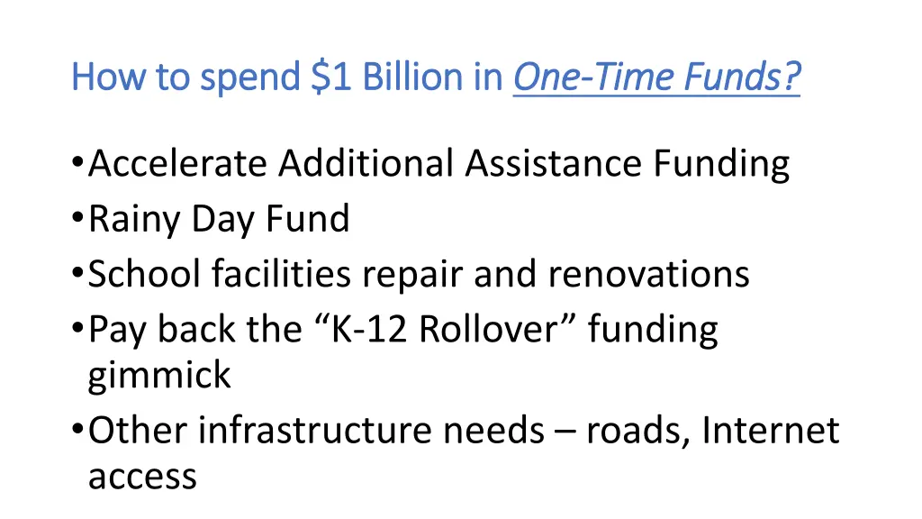 how to spend 1 billion in how to spend 1 billion