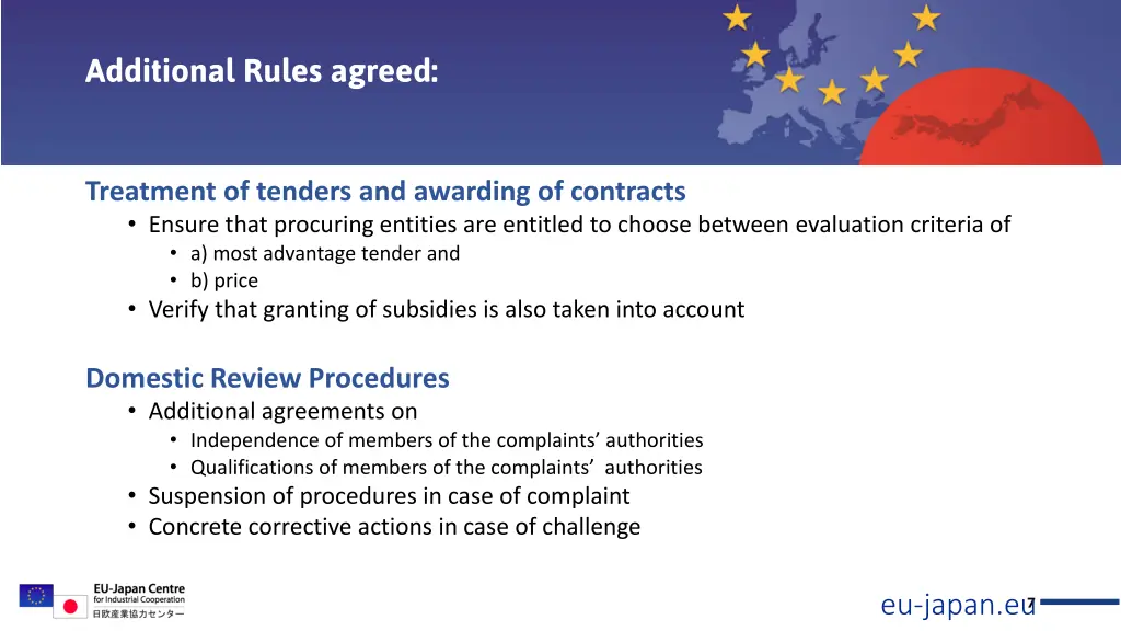 additional rules agreed 3