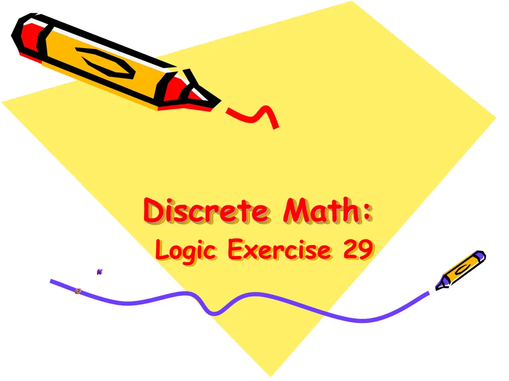 discrete math logic exercise 29