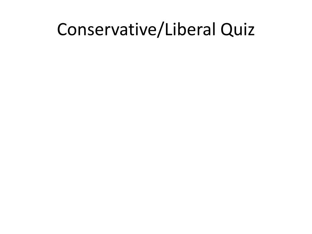 conservative liberal quiz